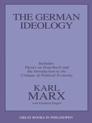 cover image of The German Ideology